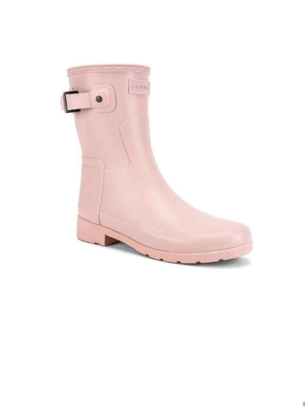 🌸 Hunter Rain Boots Refined Short Matte Boot in Echo Pink